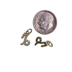 10x7mm Capricorn Zodiac Charm