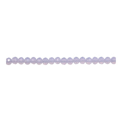 3mm Thunder Polish Glass Crystal Roundel Cut Opal