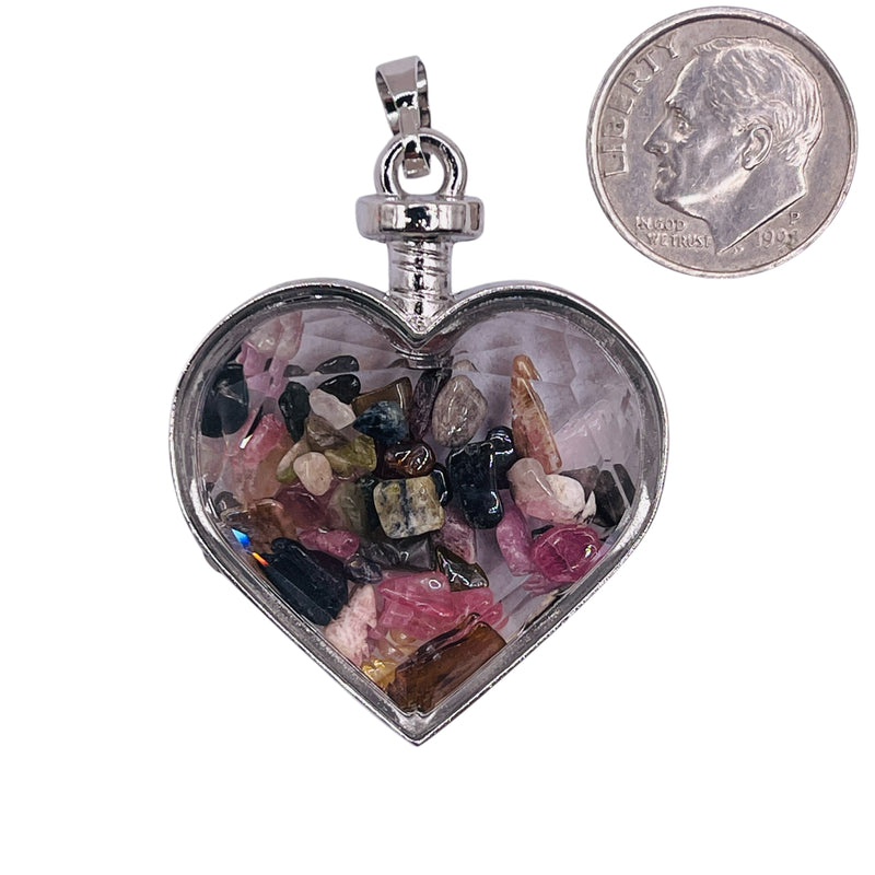 Tourmaline Heart Pendant