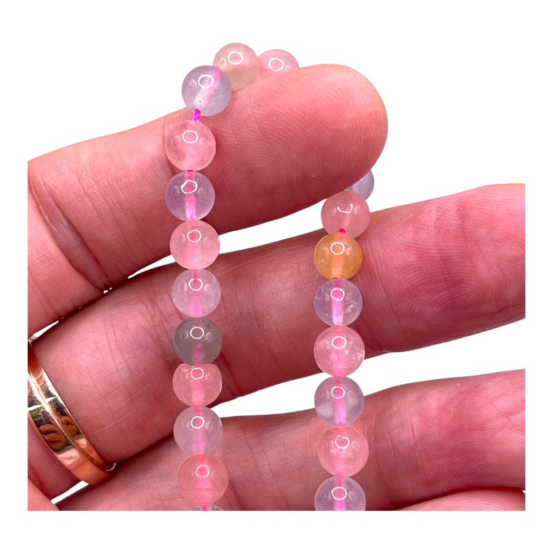 6mm Round Morganite A Grade