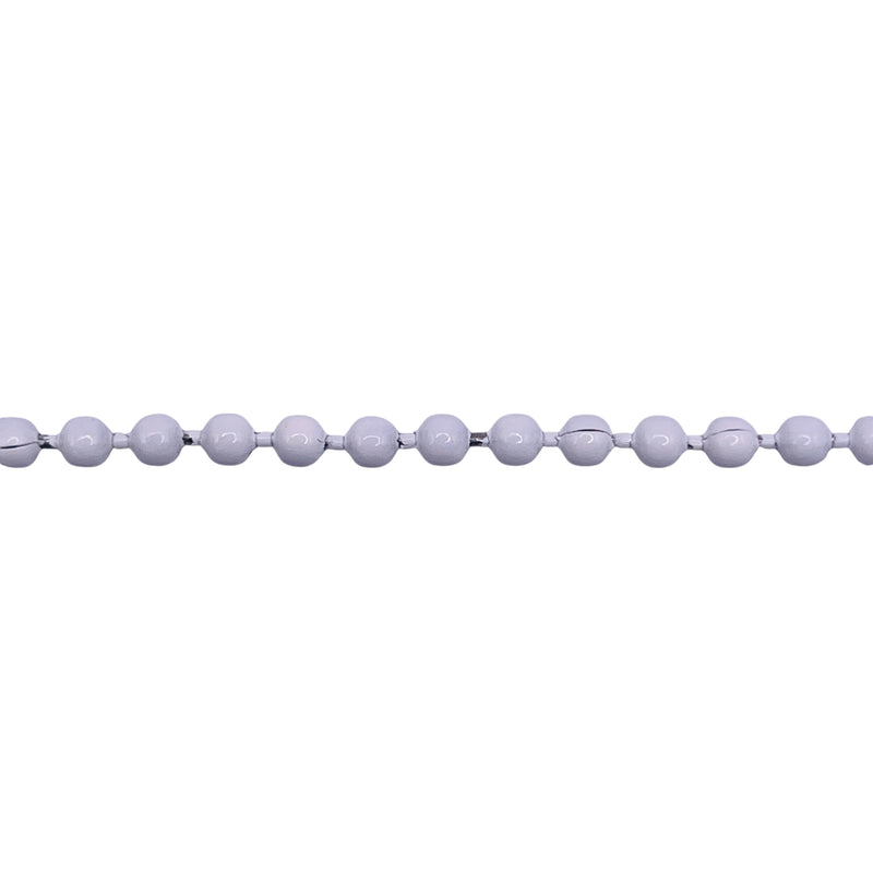 Losolo 3mm Ball Chain Stainless Steel Chain White