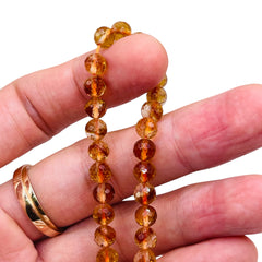 6mm Round Cut Citrine A Grade
