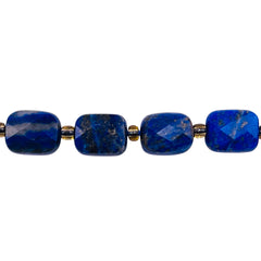10x8mm Flat Rectangle Cut Lapis Lazuli