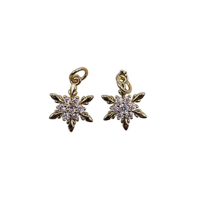 14x11mm Snowflake Charm