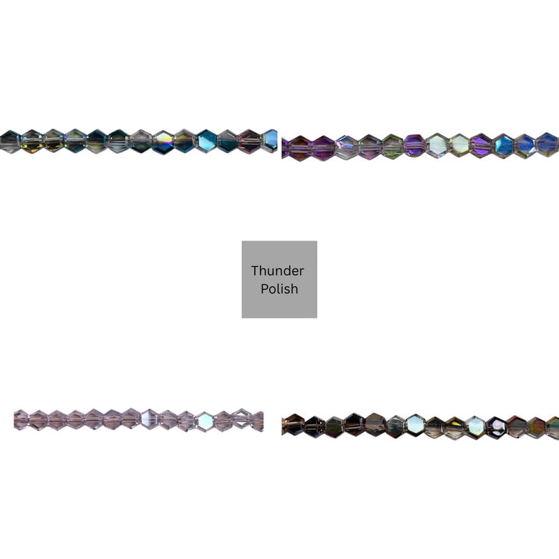4mm Hexagon Glass Crystal Package Deal