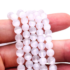 6mm Super Cat Eye(Gypsum) White