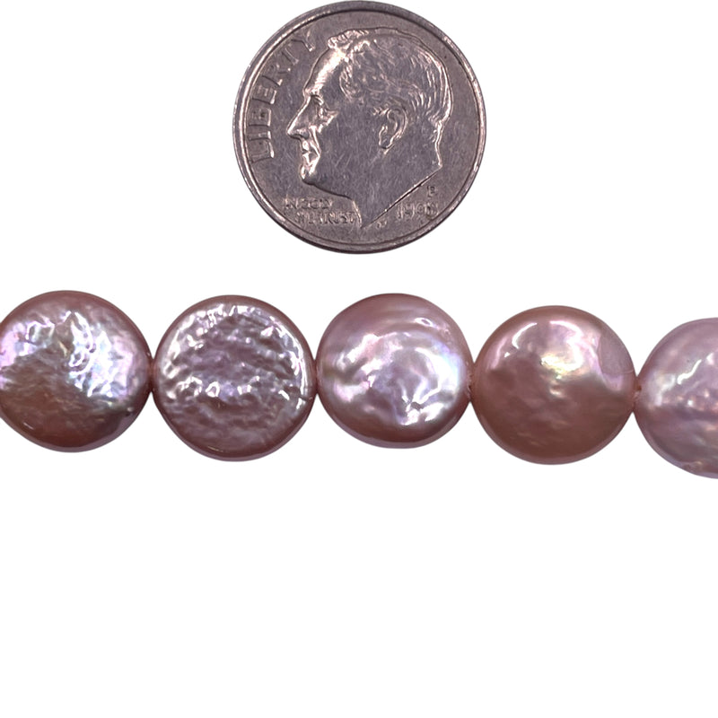 Fresh Water Pearl 11 to 12mm Coin AAA
