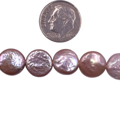 Fresh Water Pearl 11 to 12mm Coin AAA
