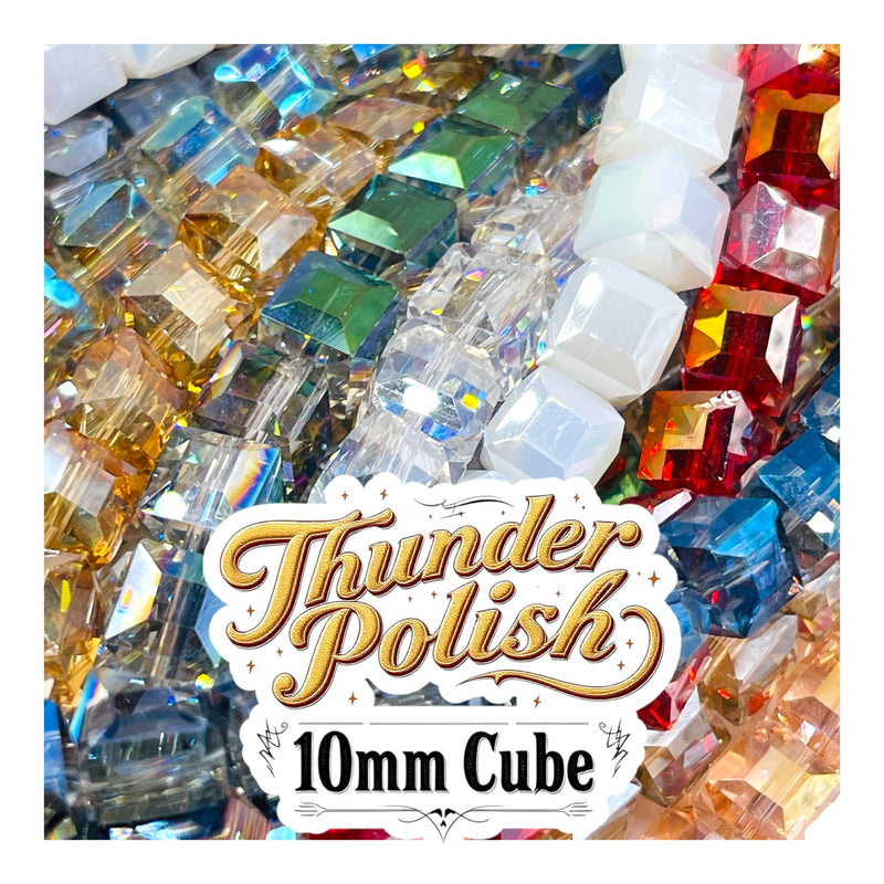 10mm Cube Glass Crystal Package Deal