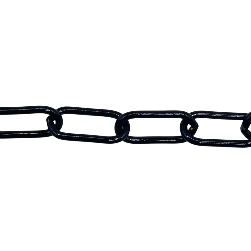 Losolo 16.5x7.5mm Stainless Steel Chain Black