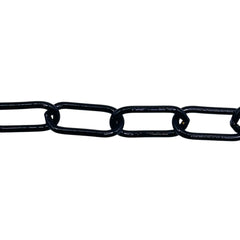 Losolo 16.5x7.5mm Stainless Steel Chain Black