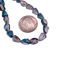 7x6mm Triangle Glass Crystal Violet Dream