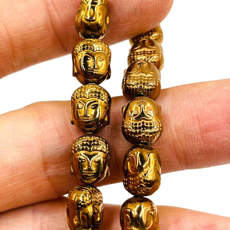10mm Buddha Hematite Copper