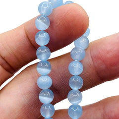 6mm Super Cat Eye(Gypsum) Blue