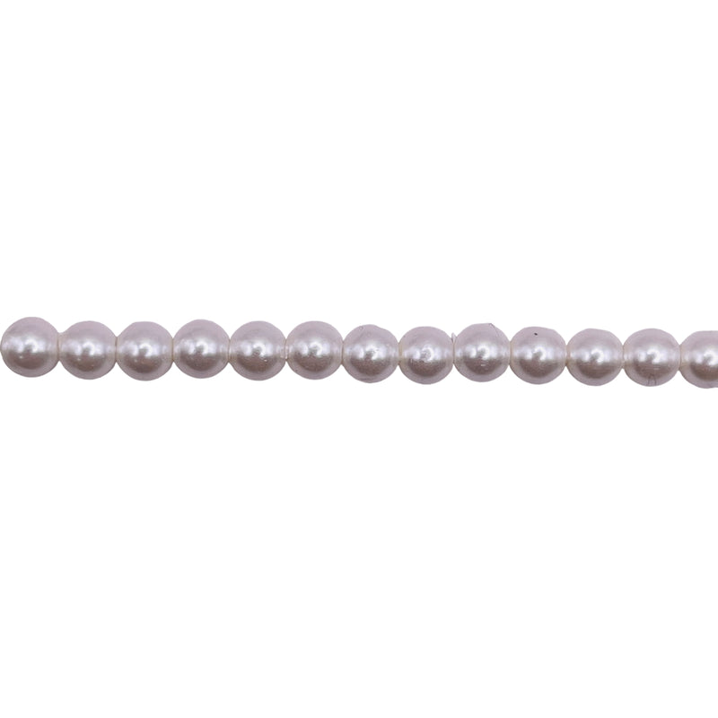4mm Round Shell Pearl