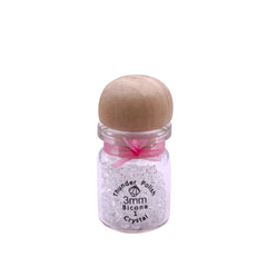 3mm Thunder Polish Glass Crystal Bicone Clear Bottle