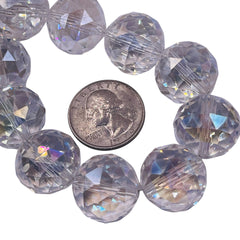 20mm Round Cut Glass Crystal Crystal AB