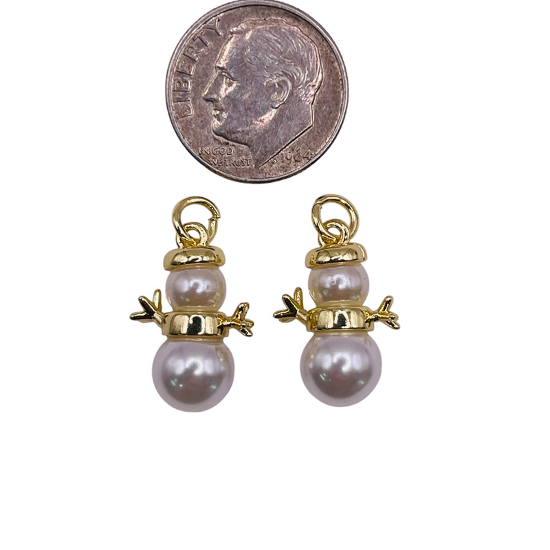 18x11mm Snowman Charm