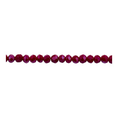 4mm Thunder Polish Glass Crystal Roundel Cut Ruby Jade AB