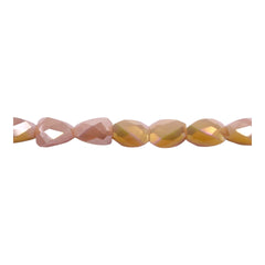 7x6mm Triangle Glass Crystal Beige Jade GA
