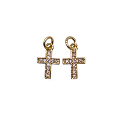 13x8mm Cross Charm