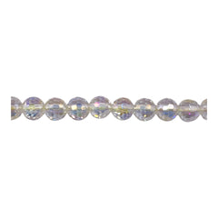 6mm Thunder Polish Round Disco Cut Chrysolite Super AB