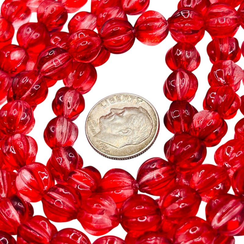 8mm Pumpkin Glass Halloween Theme