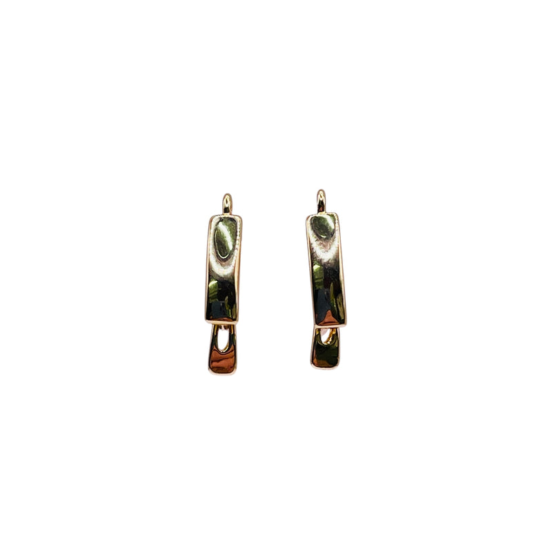 18mm Designer Leverbacks 18K Gold Plated
