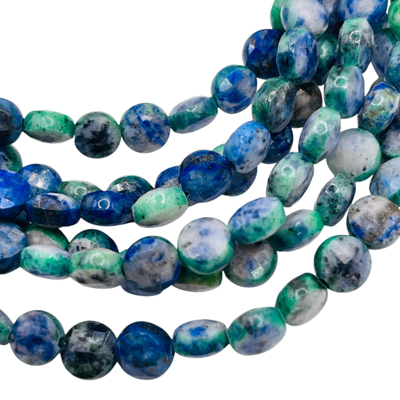 6mm Coin Cut Phoenix Lapis Lazuli