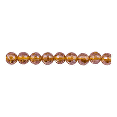 6mm Thunder Polish Round Disco Gold Champagne Shine