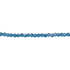 3mm Thunder Polish Glass Crystal Bicone Blue Jade AB