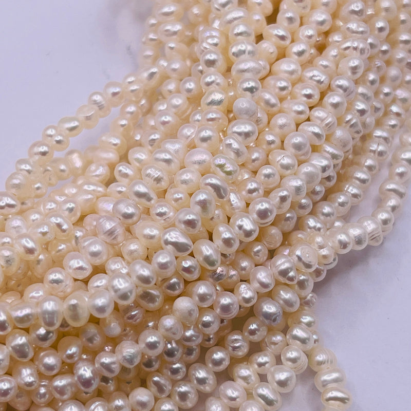 Fresh Water Pearl Potato 3 to 4mm