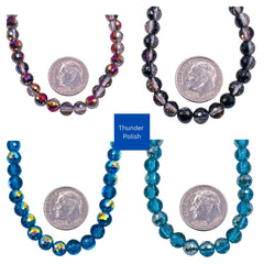 6mm Round Disco Cut Glass Crystal Package Deal