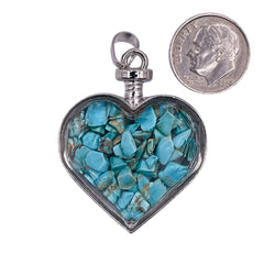 Turquoise Heart Pendant
