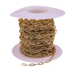 Losolo Chain 5x2.5mm 18K Gold Plated