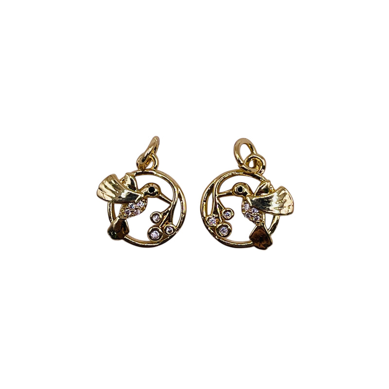 13x11mm Hummingbird Charm