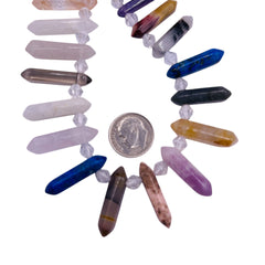 15-28mm Double Points Gemstones Combo