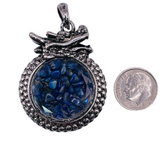 Lapis Lazuli Dragon Pendant