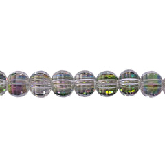 8mm Lantern Glass Crystal Lt. Magic Green
