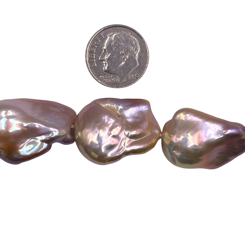Fresh Water Pearl 25 to 30mm Baroque AAA