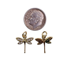 15x14mm Dragonfly Charm