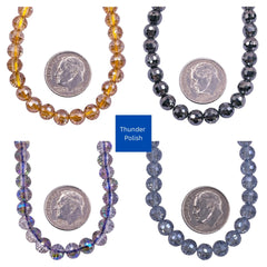 6mm Round Disco Cut Glass Crystal Package Deal