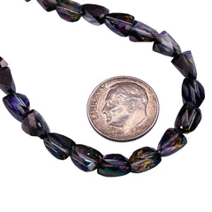 7x6mm Triangle Glass Crystal Dark Violet Dream