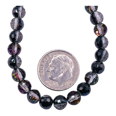 6mm Thunder Polish Round Disco Dark Violet Dream