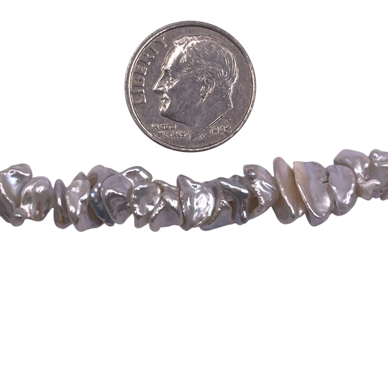 Fresh Water Pearl 7 to 8mm Heishi AAA