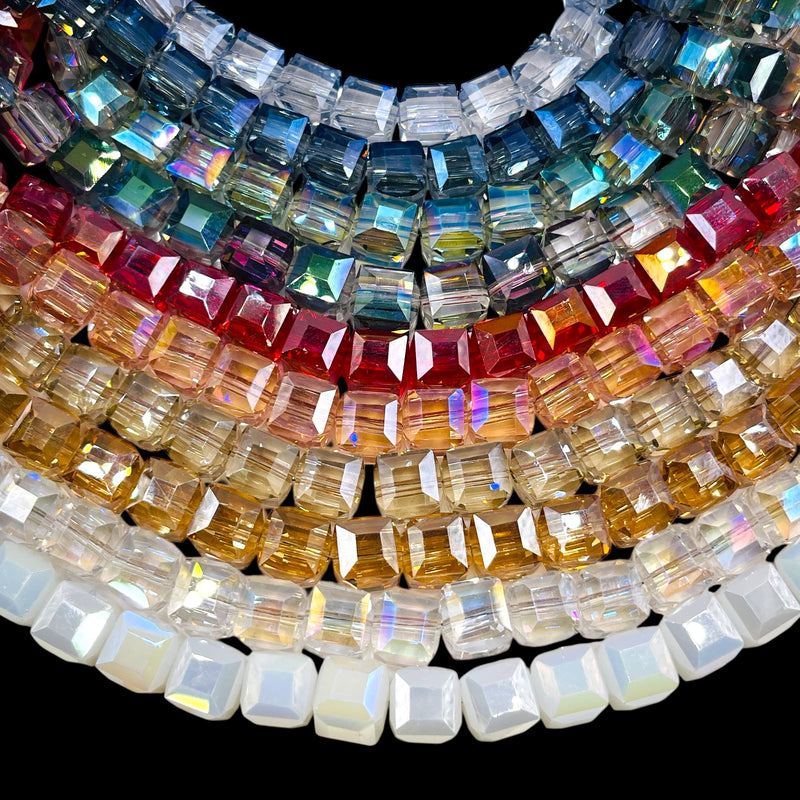 10mm Cube Glass Crystal Package Deal