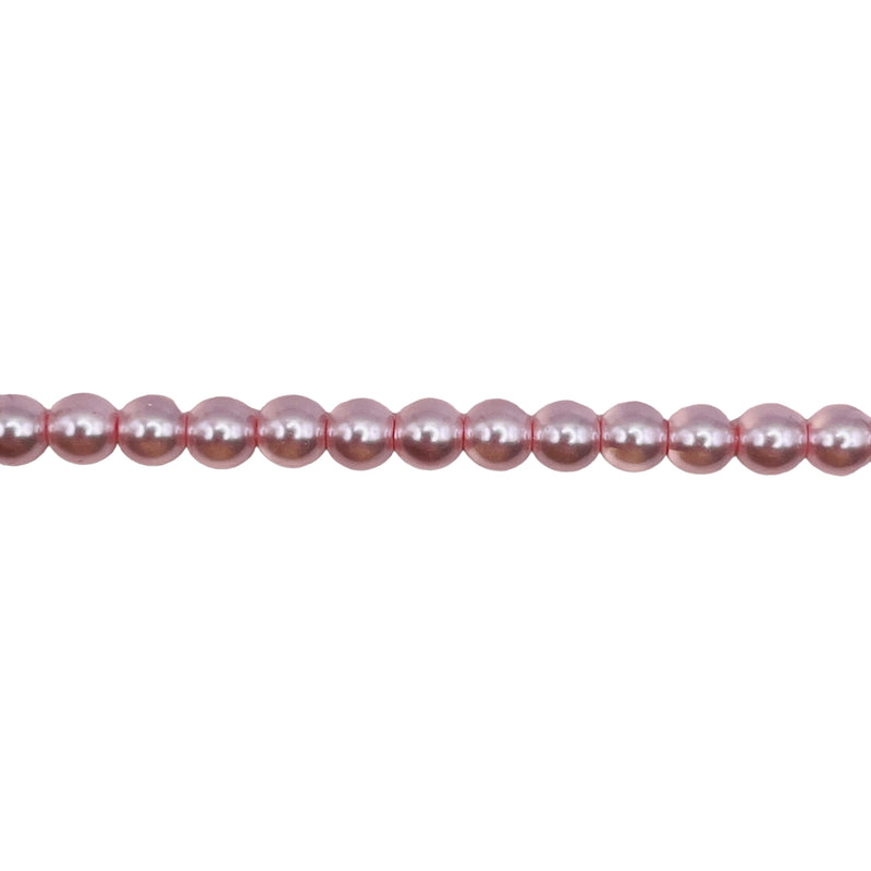 4mm Round Shell Pearl Pink