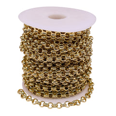 Losolo 6mm Stainless Steel Chain 18K Gold Plated