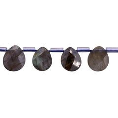 10x8mm Flat Teardrop Cut Labradorite