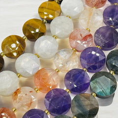 16mm Coin Cut Natural Gemstones Package Deal